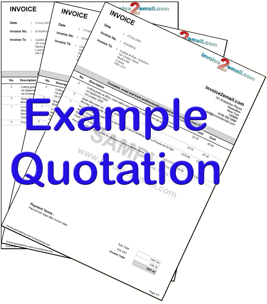 Example Quotation